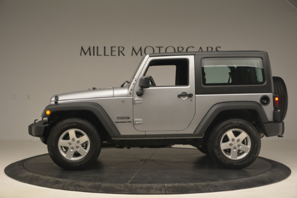 Used 2015 Jeep Wrangler Sport for sale Sold at Maserati of Greenwich in Greenwich CT 06830 3