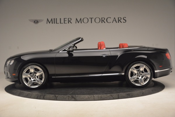 Used 2012 Bentley Continental GT W12 Convertible for sale Sold at Maserati of Greenwich in Greenwich CT 06830 3