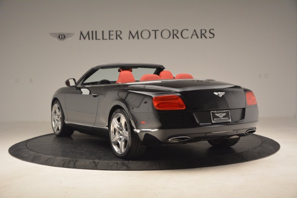 Used 2012 Bentley Continental GT W12 Convertible for sale Sold at Maserati of Greenwich in Greenwich CT 06830 5