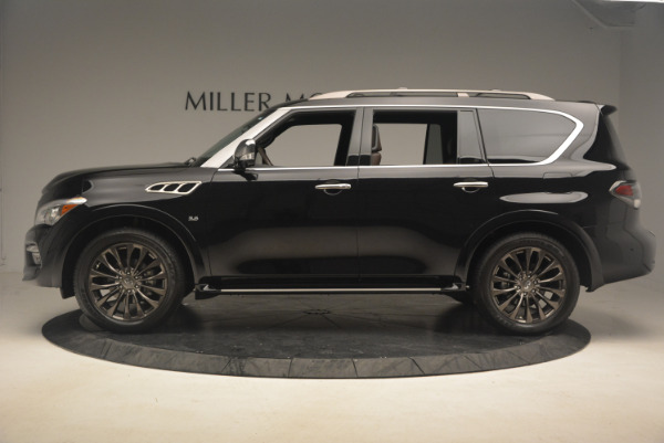 Used 2015 INFINITI QX80 Limited 4WD for sale Sold at Maserati of Greenwich in Greenwich CT 06830 3