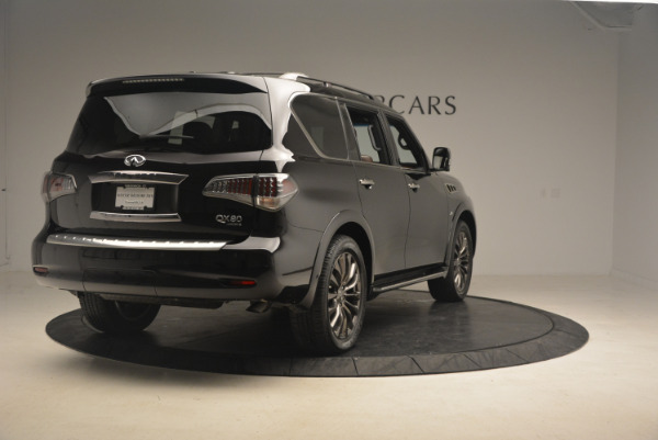 Used 2015 INFINITI QX80 Limited 4WD for sale Sold at Maserati of Greenwich in Greenwich CT 06830 7