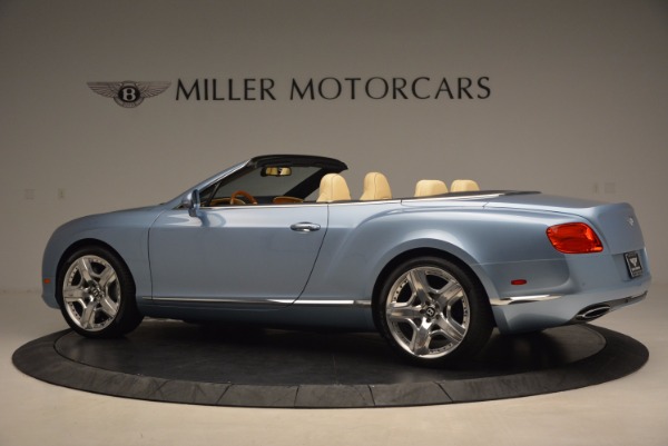 Used 2012 Bentley Continental GTC W12 for sale Sold at Maserati of Greenwich in Greenwich CT 06830 4