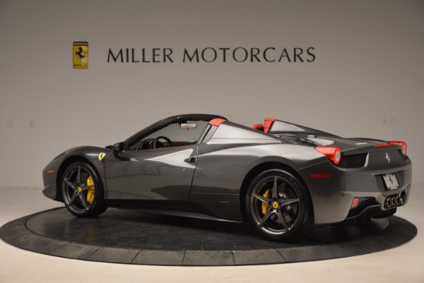 Used 2014 Ferrari 458 Spider for sale Sold at Maserati of Greenwich in Greenwich CT 06830 4