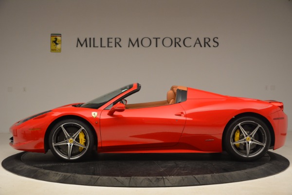 Used 2013 Ferrari 458 Spider for sale Sold at Maserati of Greenwich in Greenwich CT 06830 3