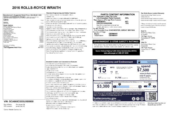 Used 2016 Rolls-Royce Wraith for sale Sold at Maserati of Greenwich in Greenwich CT 06830 28