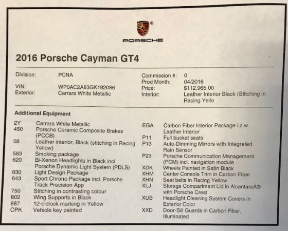Used 2016 Porsche Cayman GT4 for sale Sold at Maserati of Greenwich in Greenwich CT 06830 23