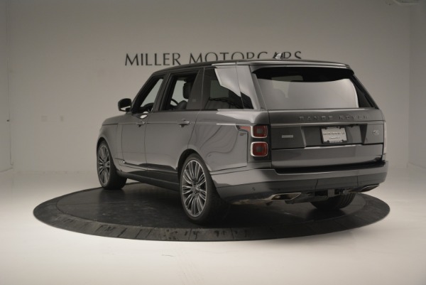 Used 2018 Land Rover Range Rover Supercharged LWB for sale Sold at Maserati of Greenwich in Greenwich CT 06830 5