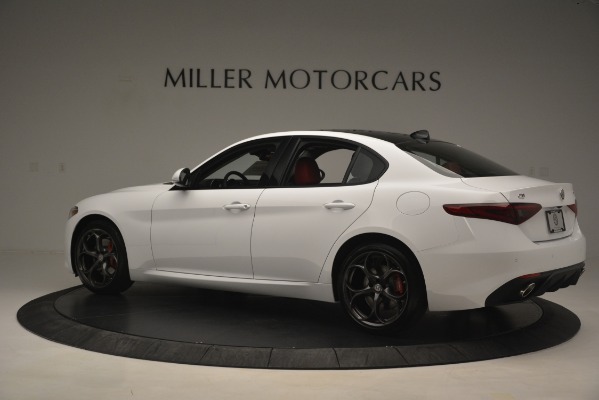 New 2019 Alfa Romeo Giulia Ti Sport Q4 for sale Sold at Maserati of Greenwich in Greenwich CT 06830 4