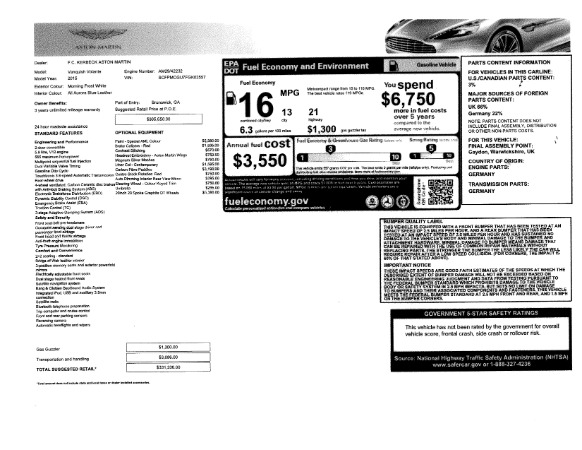 Used 2015 Aston Martin Vanquish Convertible for sale Sold at Maserati of Greenwich in Greenwich CT 06830 27