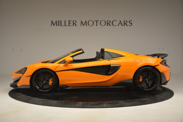 New 2020 McLaren 600LT Spider Convertible for sale Sold at Maserati of Greenwich in Greenwich CT 06830 3