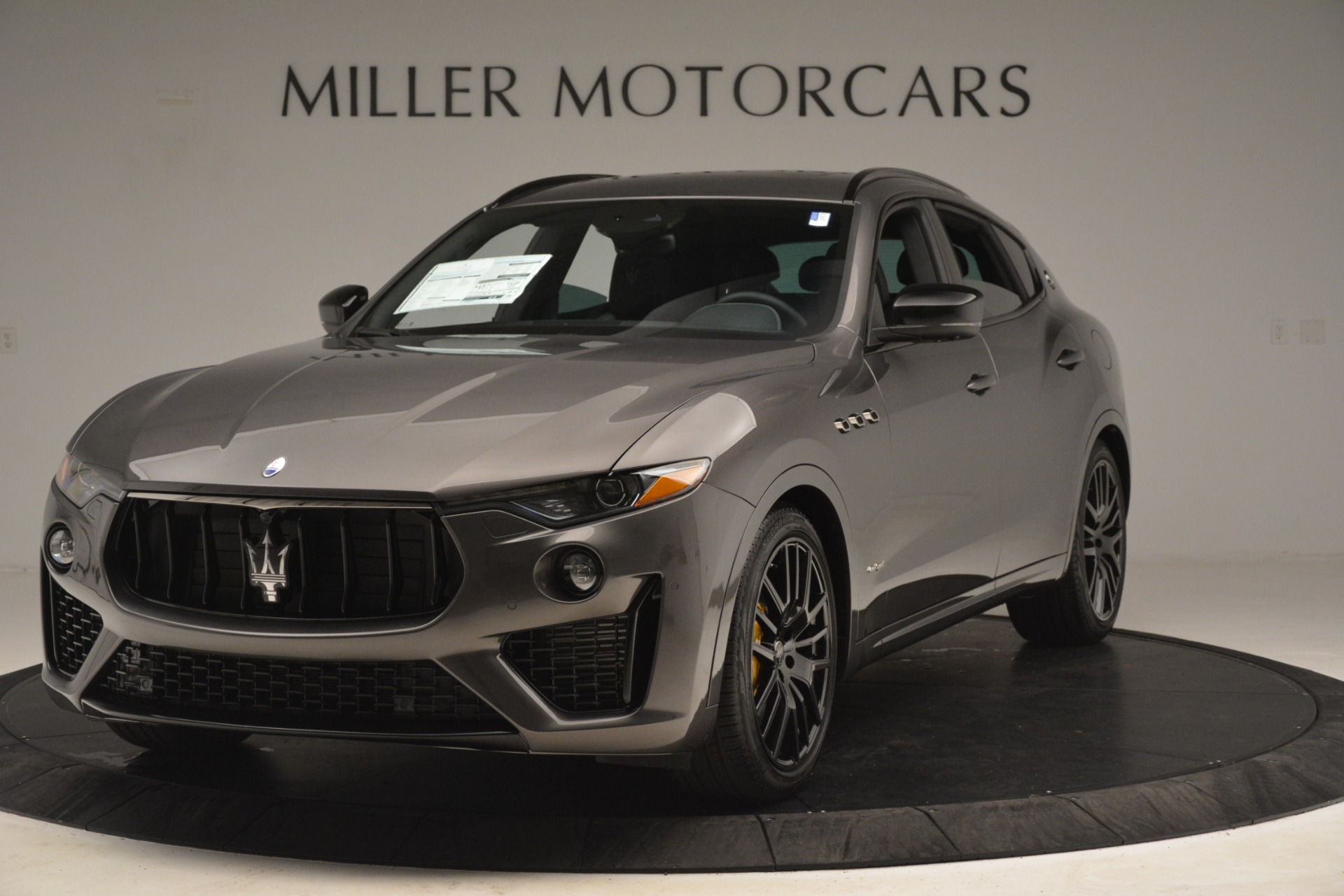 New 2019 Maserati Levante SQ4 GranSport Nerissimo for sale Sold at Maserati of Greenwich in Greenwich CT 06830 1