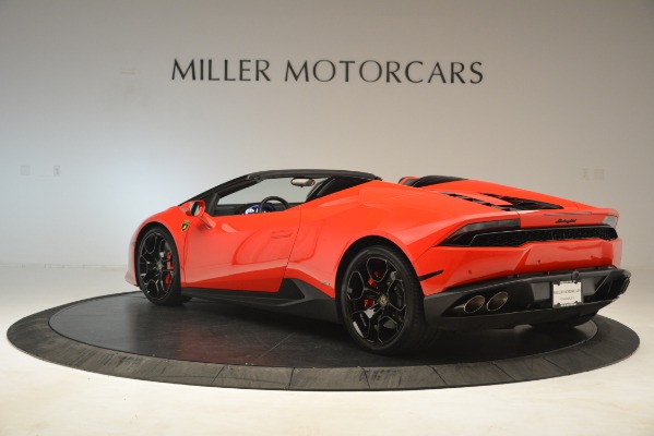 Used 2017 Lamborghini Huracan LP 610-4 Spyder for sale Sold at Maserati of Greenwich in Greenwich CT 06830 3