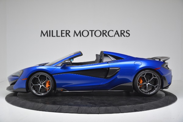 New 2020 McLaren 600LT SPIDER Convertible for sale Sold at Maserati of Greenwich in Greenwich CT 06830 3