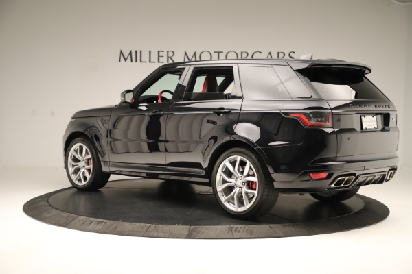 Used 2019 Land Rover Range Rover Sport SVR for sale Sold at Maserati of Greenwich in Greenwich CT 06830 4