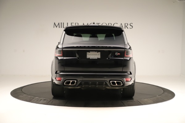 Used 2019 Land Rover Range Rover Sport SVR for sale Sold at Maserati of Greenwich in Greenwich CT 06830 6