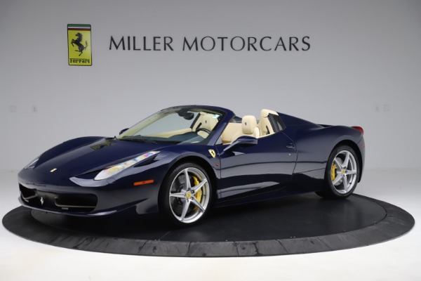 Used 2013 Ferrari 458 Spider for sale Sold at Maserati of Greenwich in Greenwich CT 06830 2