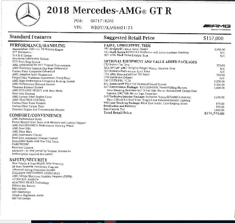 Used 2018 Mercedes-Benz AMG GT R for sale Sold at Maserati of Greenwich in Greenwich CT 06830 27