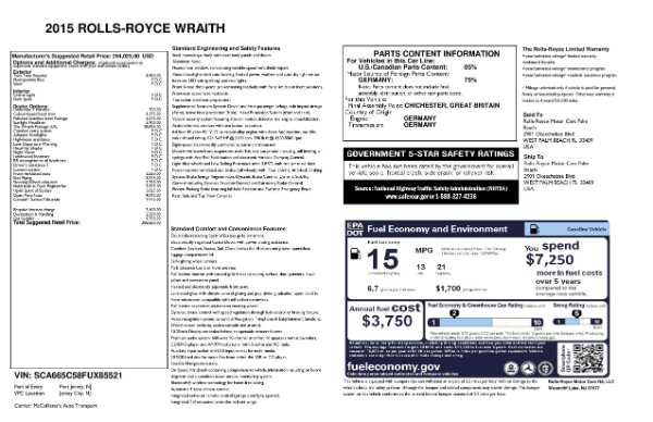 Used 2015 Rolls-Royce Wraith for sale $169,900 at Maserati of Greenwich in Greenwich CT 06830 28