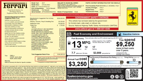 Used 2017 Ferrari GTC4Lusso for sale Sold at Maserati of Greenwich in Greenwich CT 06830 2