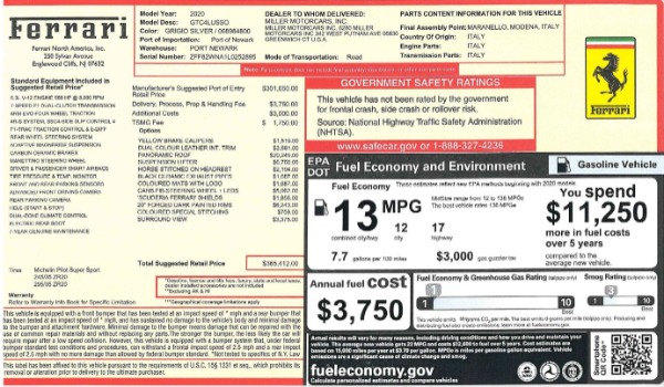 Used 2020 Ferrari GTC4Lusso for sale Sold at Maserati of Greenwich in Greenwich CT 06830 23