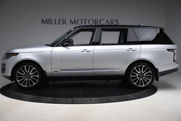 Used 2019 Land Rover Range Rover Supercharged LWB for sale Sold at Maserati of Greenwich in Greenwich CT 06830 3