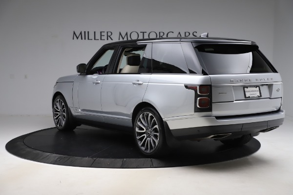 Used 2019 Land Rover Range Rover Supercharged LWB for sale Sold at Maserati of Greenwich in Greenwich CT 06830 5