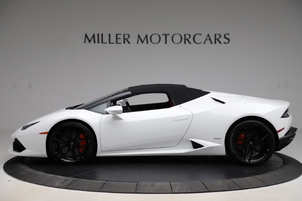 Used 2016 Lamborghini Huracan LP 610-4 Spyder for sale Sold at Maserati of Greenwich in Greenwich CT 06830 16