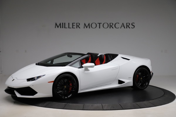 Used 2016 Lamborghini Huracan LP 610-4 Spyder for sale Sold at Maserati of Greenwich in Greenwich CT 06830 1