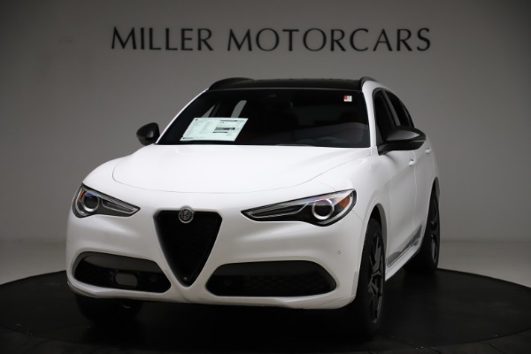 New 2021 Alfa Romeo Stelvio Ti Sport Q4 for sale Sold at Maserati of Greenwich in Greenwich CT 06830 1