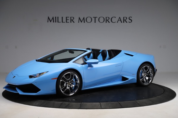 Used 2016 Lamborghini Huracan LP 610-4 Spyder for sale Sold at Maserati of Greenwich in Greenwich CT 06830 2