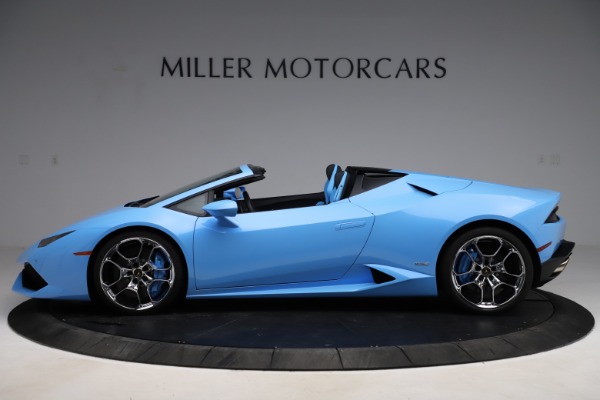 Used 2016 Lamborghini Huracan LP 610-4 Spyder for sale Sold at Maserati of Greenwich in Greenwich CT 06830 3