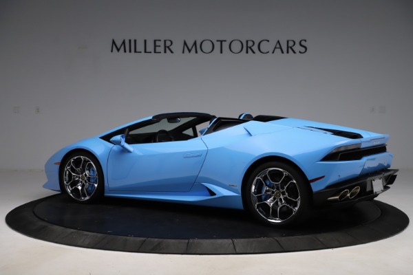 Used 2016 Lamborghini Huracan LP 610-4 Spyder for sale Sold at Maserati of Greenwich in Greenwich CT 06830 4