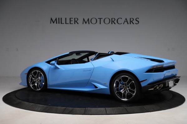 Used 2016 Lamborghini Huracan LP 610-4 Spyder for sale Sold at Maserati of Greenwich in Greenwich CT 06830 4