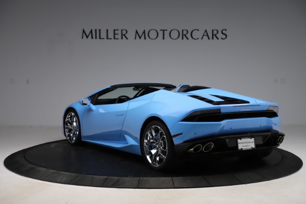 Used 2016 Lamborghini Huracan LP 610-4 Spyder for sale Sold at Maserati of Greenwich in Greenwich CT 06830 5