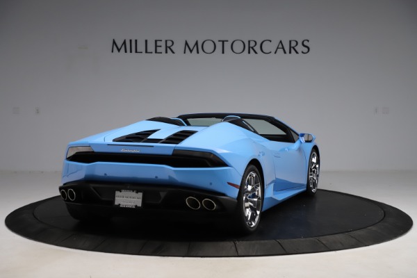 Used 2016 Lamborghini Huracan LP 610-4 Spyder for sale Sold at Maserati of Greenwich in Greenwich CT 06830 7