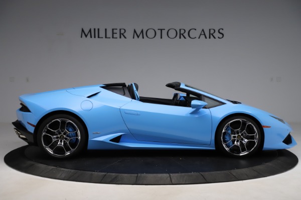 Used 2016 Lamborghini Huracan LP 610-4 Spyder for sale Sold at Maserati of Greenwich in Greenwich CT 06830 9