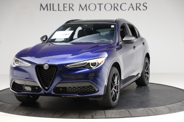 New 2021 Alfa Romeo Stelvio Ti Sport Q4 for sale Sold at Maserati of Greenwich in Greenwich CT 06830 1