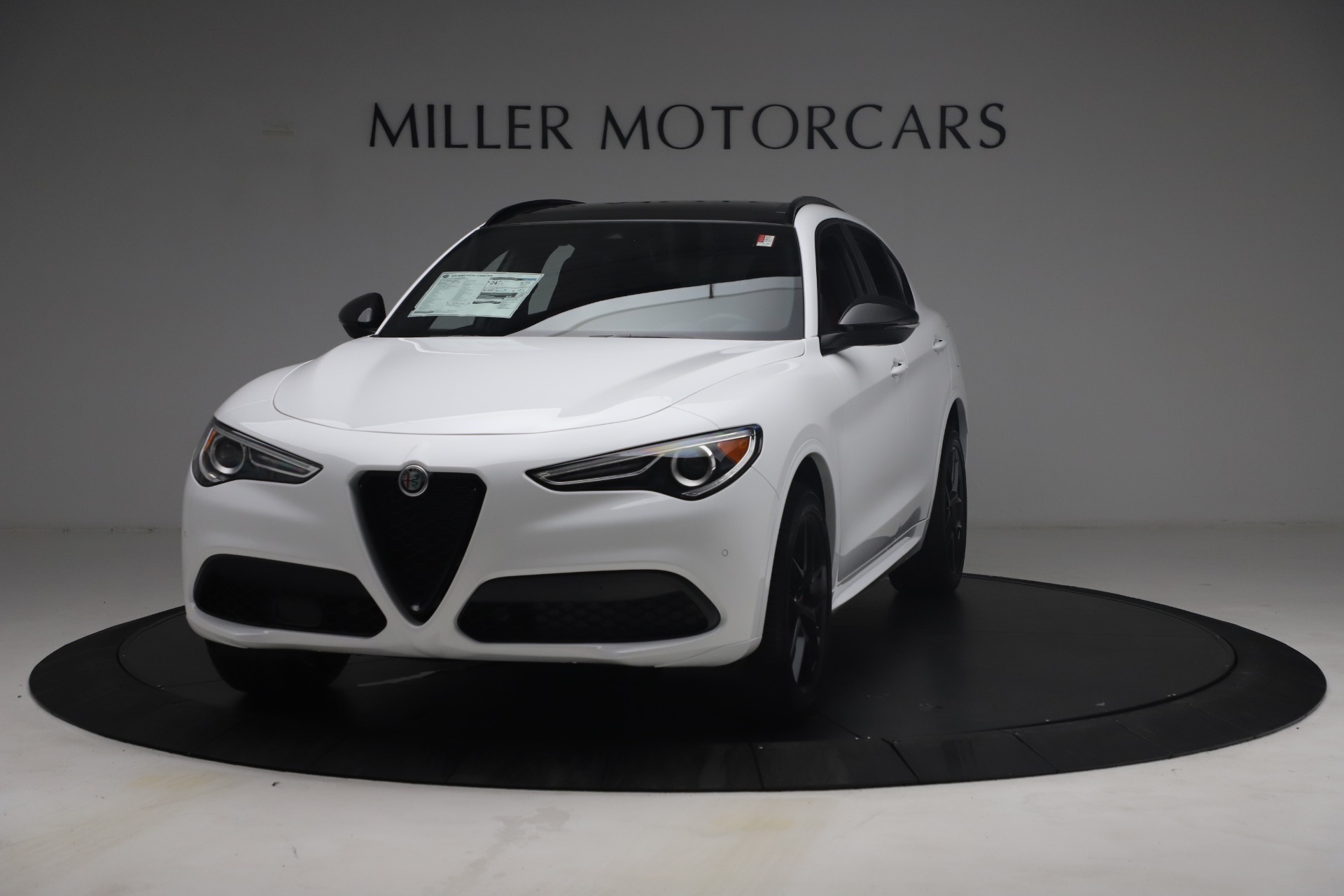 New 2021 Alfa Romeo Stelvio Ti Sport Q4 for sale Sold at Maserati of Greenwich in Greenwich CT 06830 1