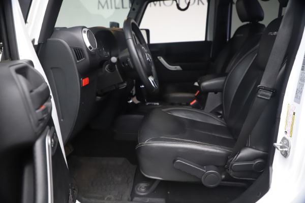 Used 2015 Jeep Wrangler Unlimited Rubicon Hard Rock for sale Sold at Maserati of Greenwich in Greenwich CT 06830 15