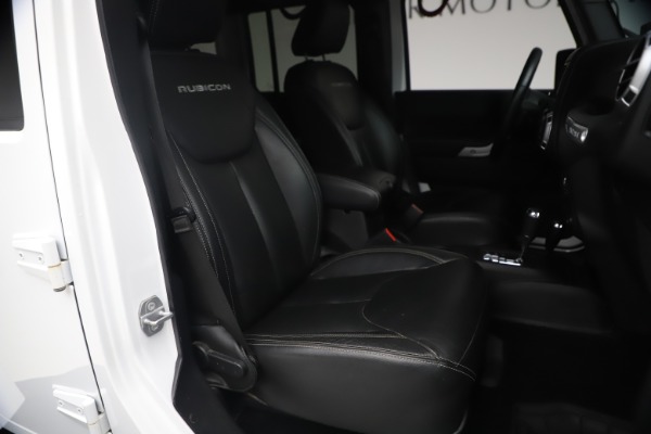 Used 2015 Jeep Wrangler Unlimited Rubicon Hard Rock for sale Sold at Maserati of Greenwich in Greenwich CT 06830 19