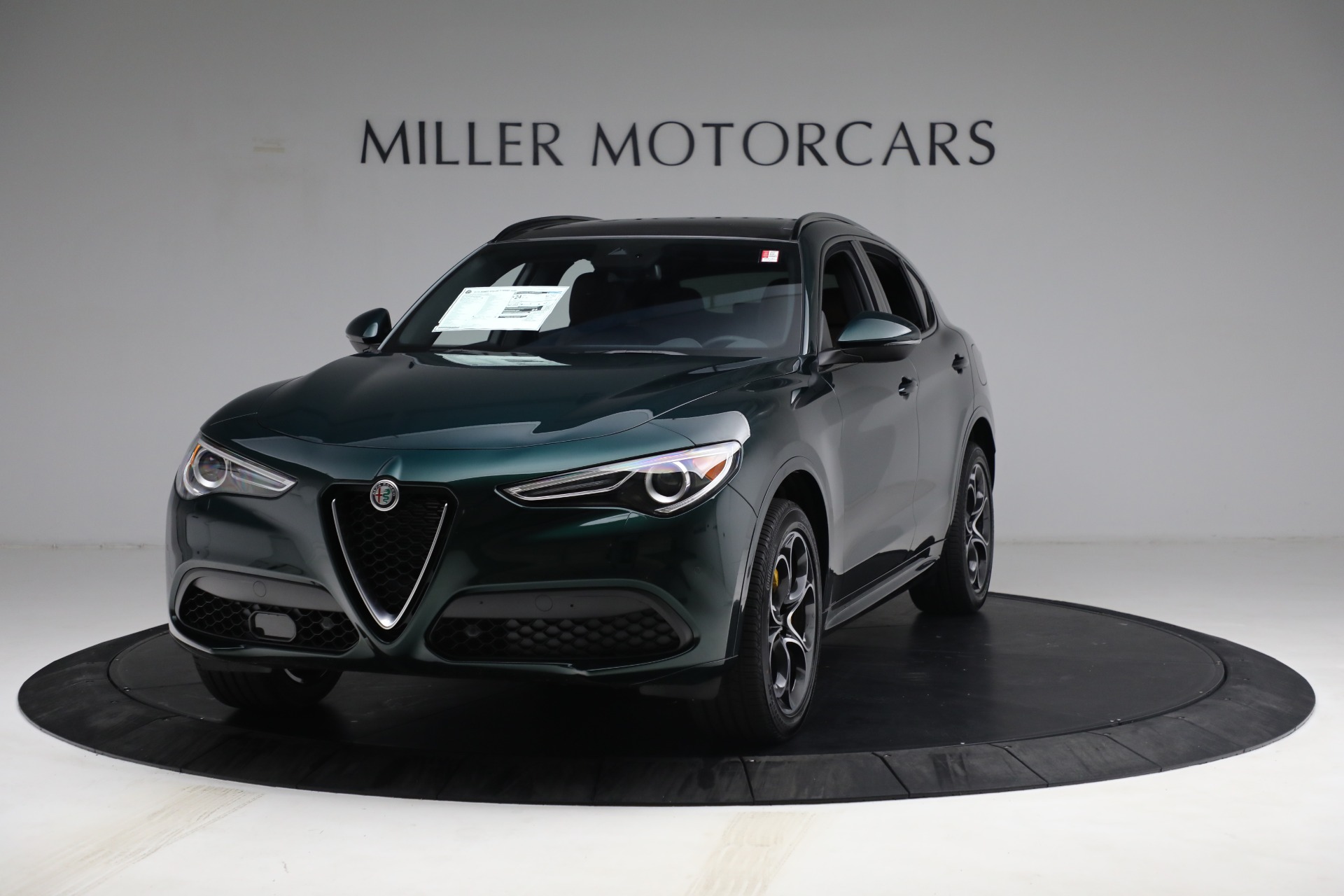 New 2021 Alfa Romeo Stelvio Ti Sport Q4 for sale Sold at Maserati of Greenwich in Greenwich CT 06830 1