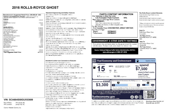 Used 2016 Rolls-Royce Ghost for sale Sold at Maserati of Greenwich in Greenwich CT 06830 28