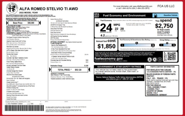 New 2022 Alfa Romeo Stelvio Ti for sale Sold at Maserati of Greenwich in Greenwich CT 06830 28