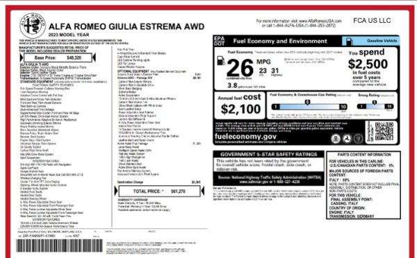 New 2023 Alfa Romeo Giulia Estrema for sale Sold at Maserati of Greenwich in Greenwich CT 06830 25