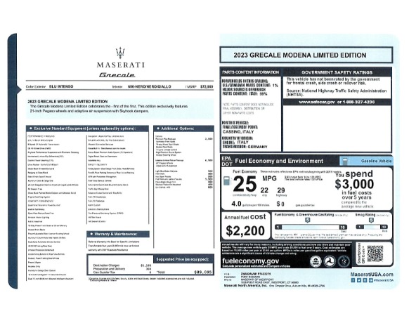 New 2023 Maserati Grecale Modena for sale Sold at Maserati of Greenwich in Greenwich CT 06830 21