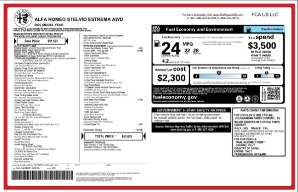 New 2023 Alfa Romeo Stelvio Estrema for sale Sold at Maserati of Greenwich in Greenwich CT 06830 23