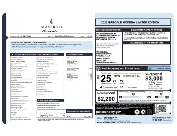 New 2023 Maserati Grecale Modena for sale $90,495 at Maserati of Greenwich in Greenwich CT 06830 24