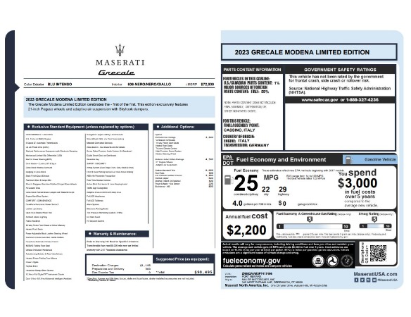 New 2023 Maserati Grecale Modena for sale Sold at Maserati of Greenwich in Greenwich CT 06830 24