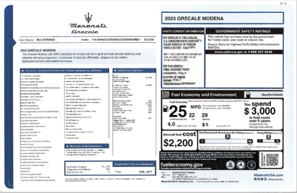 New 2023 Maserati Grecale Modena for sale Sold at Maserati of Greenwich in Greenwich CT 06830 24