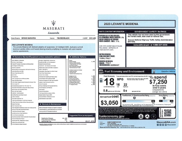 New 2023 Maserati Levante Modena for sale Sold at Maserati of Greenwich in Greenwich CT 06830 22